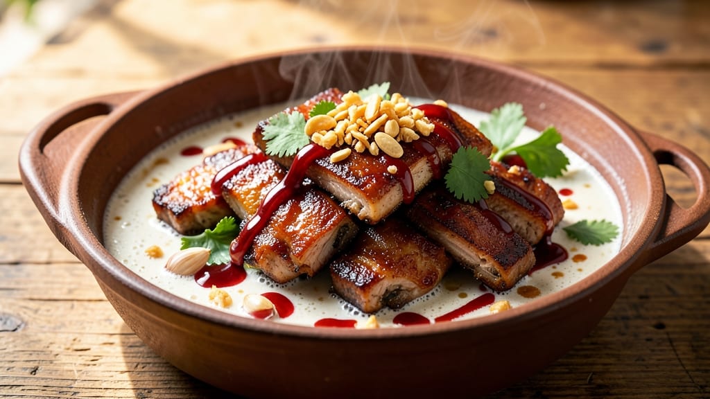 Braised Filipino Pork Ribs Recipe: Five-Spice Glow and Silky Coconut Braise