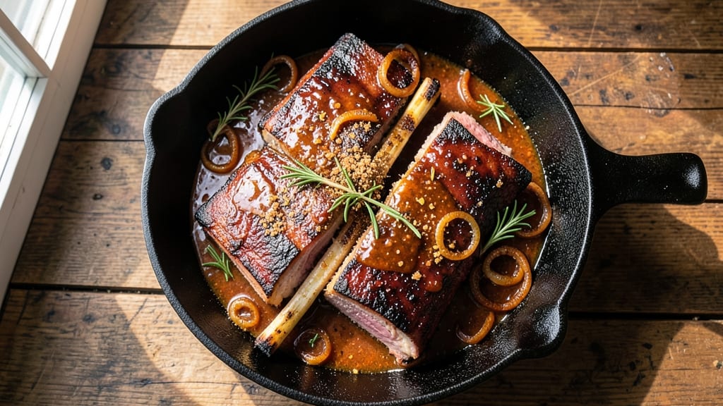 Barbecue Pork Short Ribs Recipe: Smoky-Sweet Glaze That Sticks to Bones