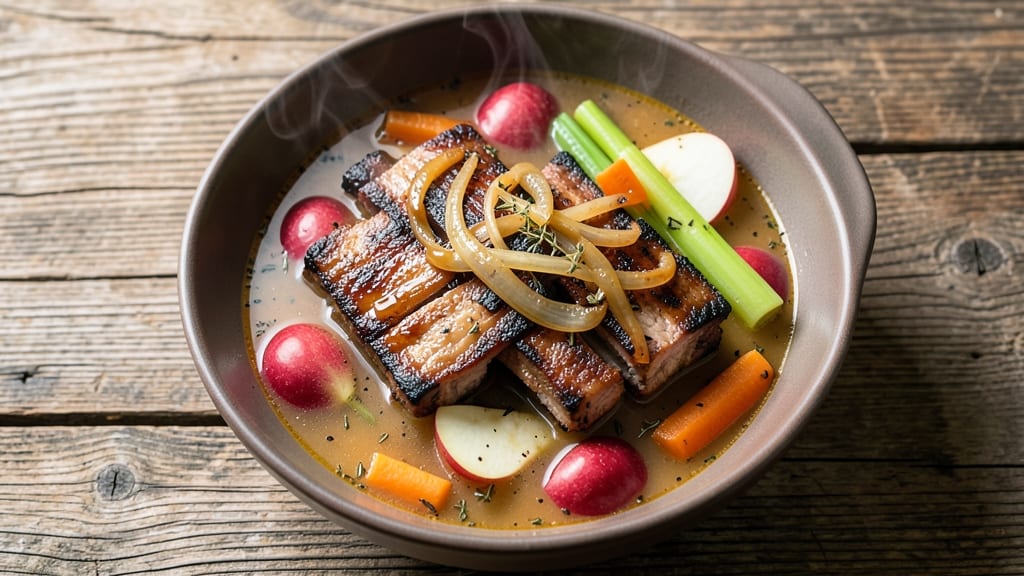 Apple Pork Ribs and Apple Soup Recipe: Spiced Apple-Cider Simmer for Hearty Comfort