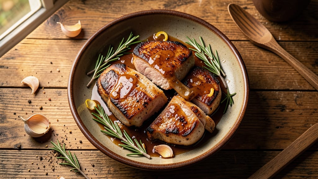 Allspice Pork Chops Recipe: Warmly Spiced Crust With Juicy Pink Hearts