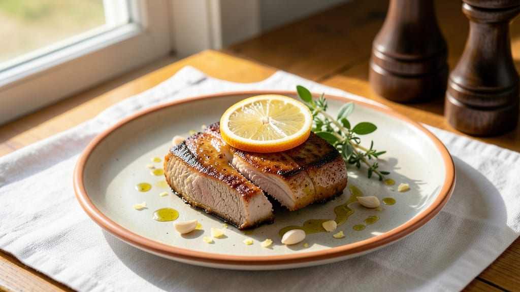 Mediterranean Diet Pork Chops Recipe: Lemon-Herb Marinated Crispy Edges
