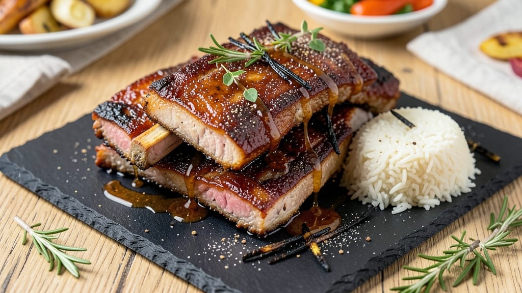 Baked Pork Side Ribs Recipe: Crispy Five-Spice Crust With Sticky Glaze
