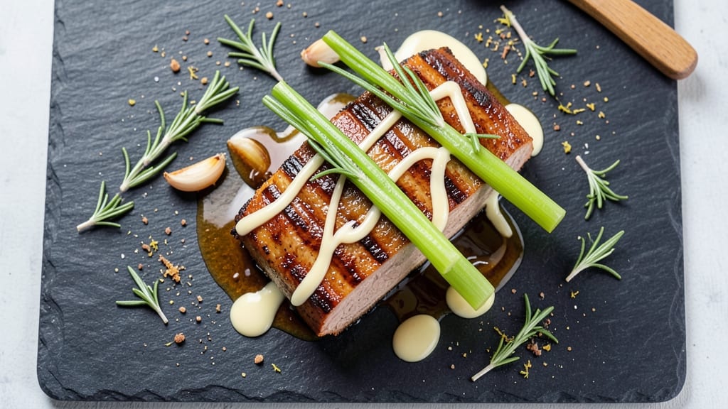 2.5 Pound Pork Tenderloin Recipe: One-Pan Roast With Crispy Celery Crowns