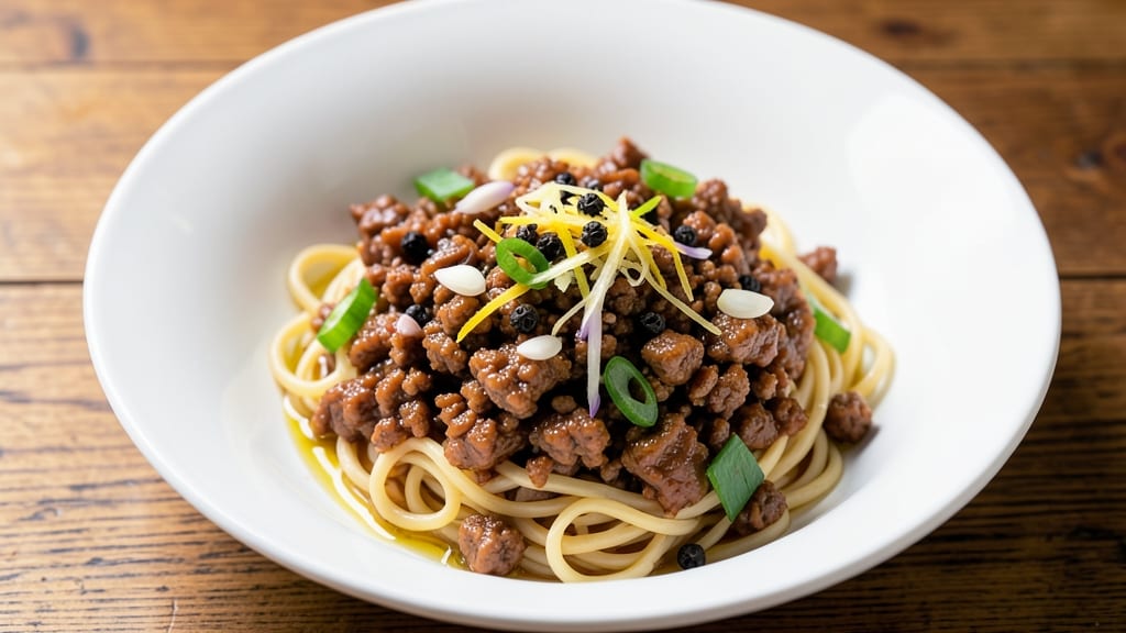 Minced Pork Noodle Recipe: Fragrant Garlic-Ginger Stir-Fry Magic